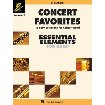 Concert Favorites: Bb Clarinet Essential Elements for Band