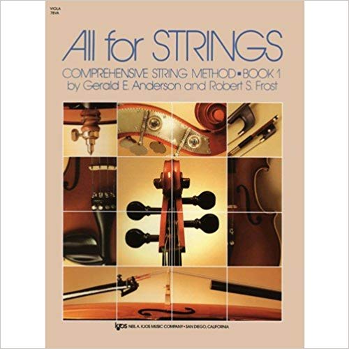 All Strings Comprehensive String Method Book 1 for Viola by Gerald E. Anderson and Robert S. Frost