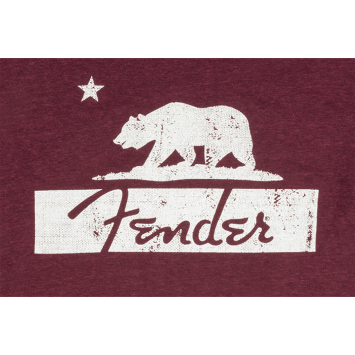 FENDER® BURGUNDY BEAR UNISEX T-SHIRT