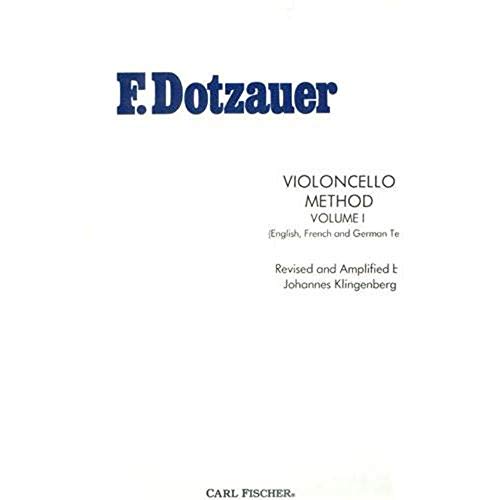 F.Dotzauer Violoncello Method Volume 1