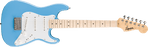 Squier Mini Stratocaster®, Maple Fingerboard, White Pickguard, California Blue