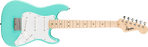 Squier Mini Stratocaster®, Maple Fingerboard, White Pickguard, Sea Foam Green