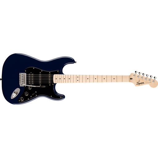 Squier Sonic® Stratocaster® HSS, Maple Fingerboard, Black Pickguard, Midnight Blue