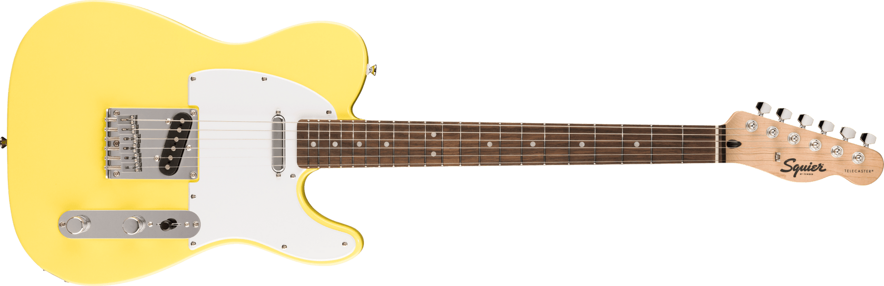 Squier Sonic® Telecaster®, Laurel Fingerboard, White Pickguard, Canary Yellow