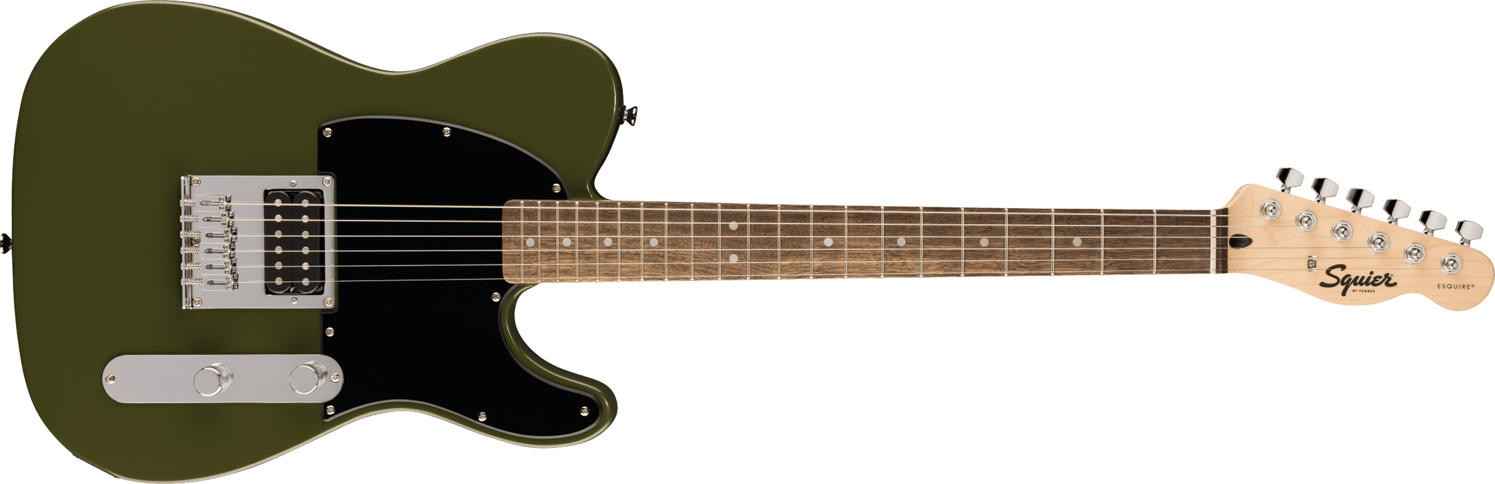 Squier Sonic® Esquire® H, Laurel Fingerboard, Black Pickguard, Olive