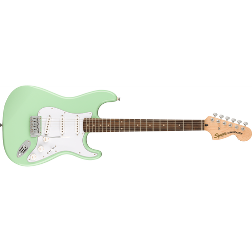 Fender Squier Affinity Series™ Stratocaster®, Laurel Fingerboard, White Pickguard, Surf Green