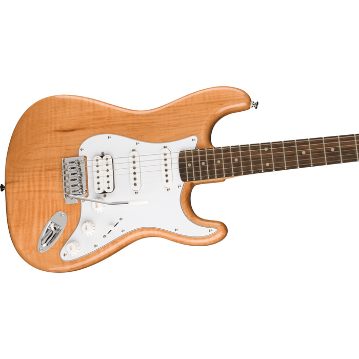 Fender Squire FSR Affinity Series™ Stratocaster® HSS, Laurel Fingerboard, White Pickguard, Natural