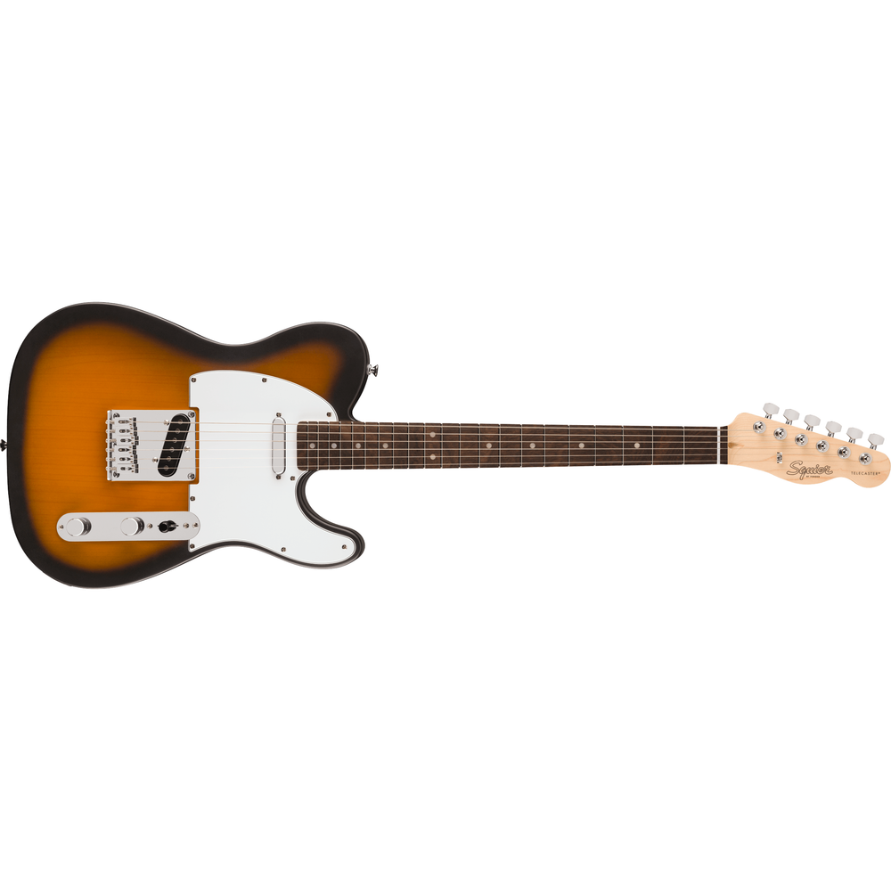 Squier Debut Collection™ Telecaster®, Laurel Fingerboard, White Pickguard, 2-Color Sunburst