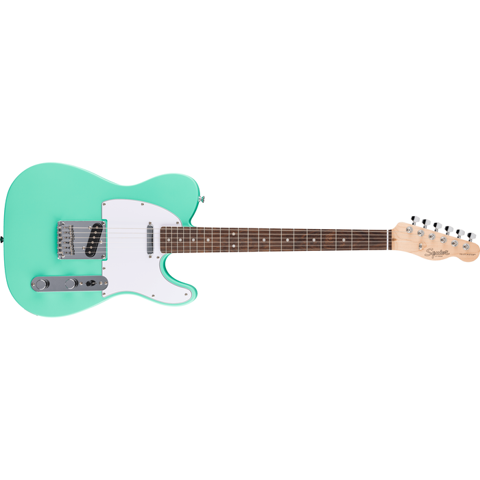 Squier Debut Collection™ Telecaster®, Laurel Fingerboard, White Pickguard, Sea Foam Green