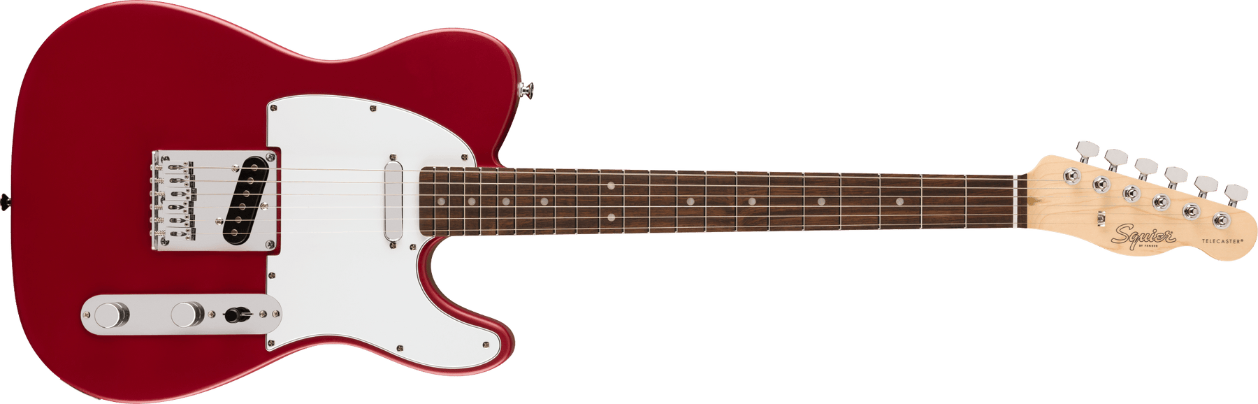 Squier Debut Collection™ Telecaster®, Laurel Fingerboard, White Pickguard, Dakota Red