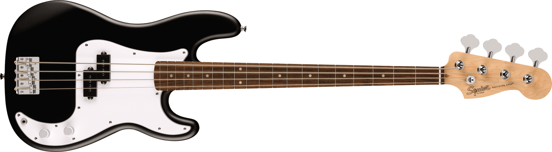 Squier  Debut Collection™ Precision Bass®, Laurel Fingerboard, White Pickguard, Black