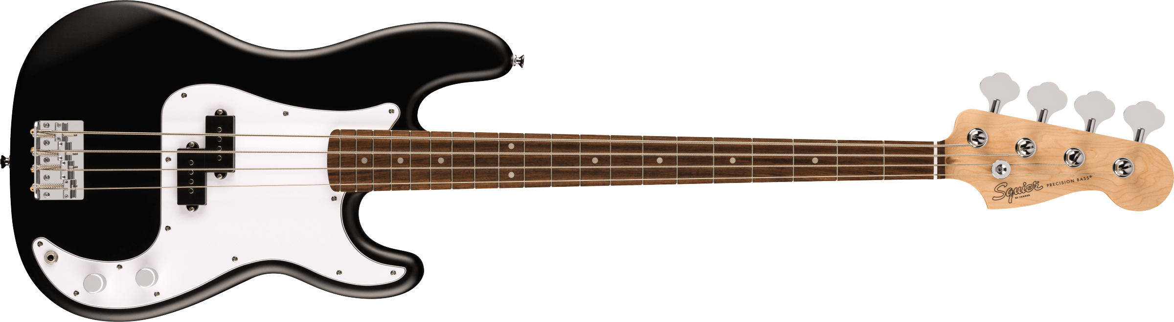 Squier  Debut Collection™ Precision Bass®, Laurel Fingerboard, White Pickguard, Black