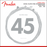 Fender Bass Strings, Nickel Plated Steel, Long Scale, 7250M .045-.105 Gauges, (4)