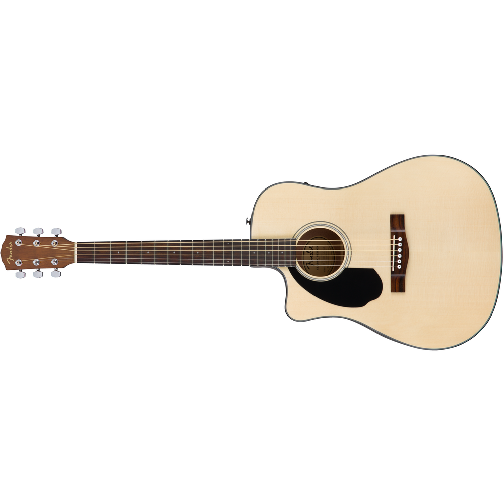 Fender CD-60SCE Left-Hand, Natural, Walnut