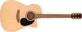 Fender FA-25CE Dreadnought, Walnut Fingerboard, Black Pickguard, Natural