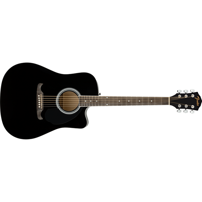 Fender FA-125CE Dreadnought, Walnut Fingerboard, Black