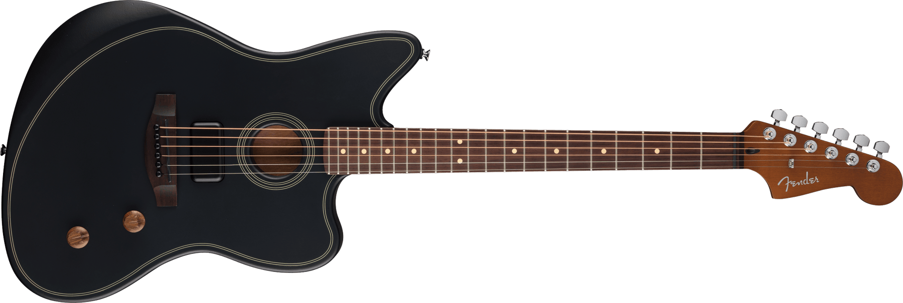 Fender Acoustasonic® Standard Jazzmaster®, Black