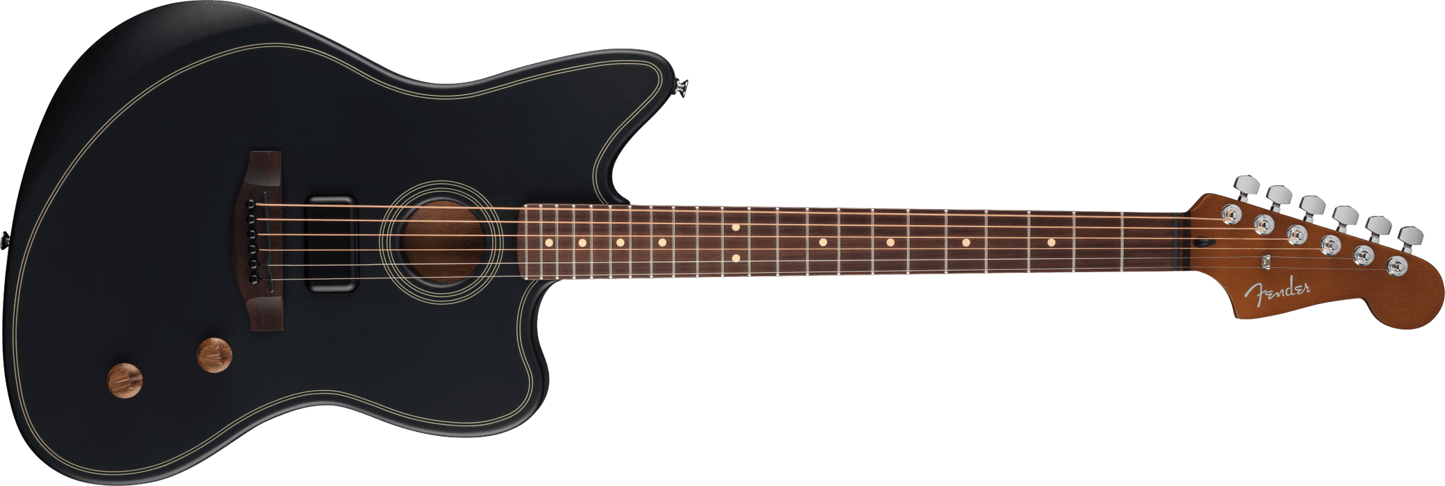 Fender Acoustasonic® Standard Jazzmaster®, Black