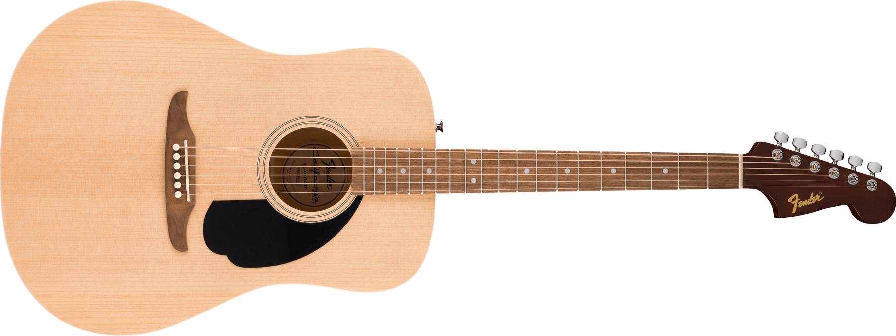 Fender California Debut Redondo™, Spruce Top, Black Pickguard, Natural