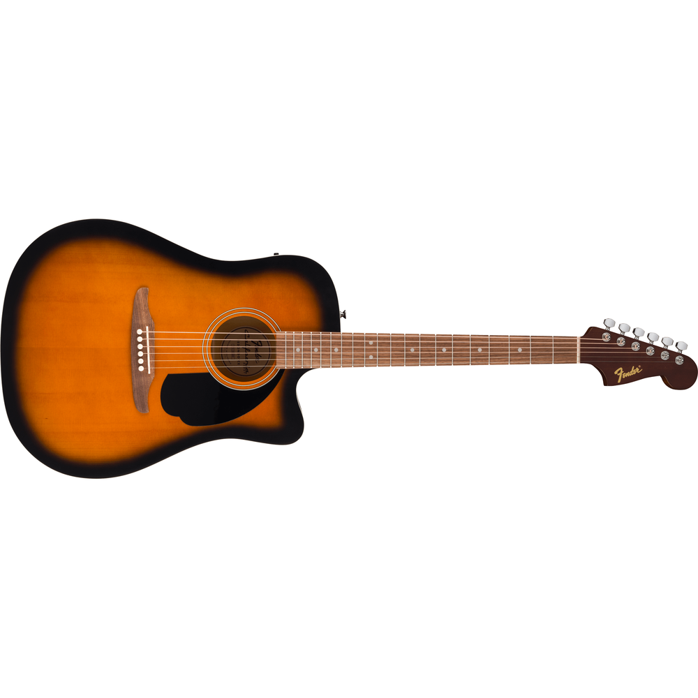 Fender California Debut Redondo™ CE, Spruce Top, Black Pickguard, 2-Color Sunburst