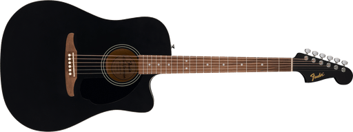 Fender California Debut Redondo™ CE, Spruce Top, Black Pickguard, Black