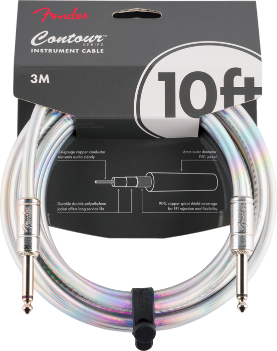 Fender Contour™ 10' Cable, Iridescent
