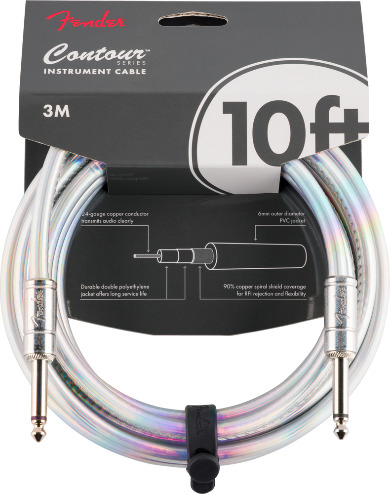 Fender Contour™ 10' Cable, Iridescent