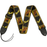 Monogrammed Strap, Black/Yellow/Brown, 2"