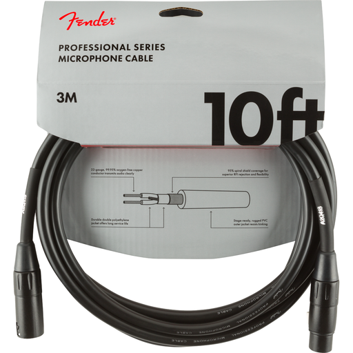Fender Pro Microphone Cable XLR 10FT