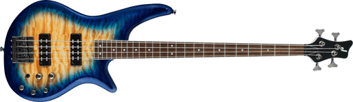Jackson Series Spectra Bass JS3Q, Laurel Fingerboard, Amber Blue Burst