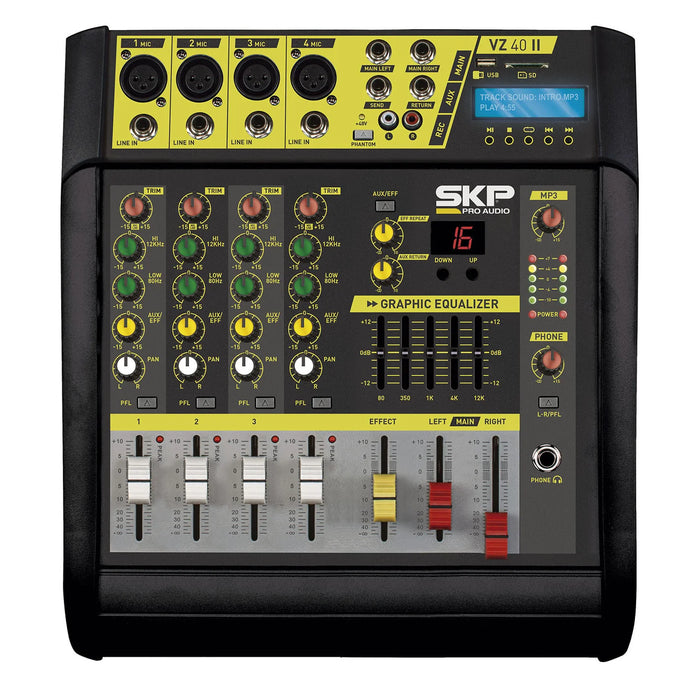SKP Pro Audio Powered Mixer VZ-40 II