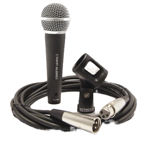 TOPP AUDIO Dynamic Mic Black