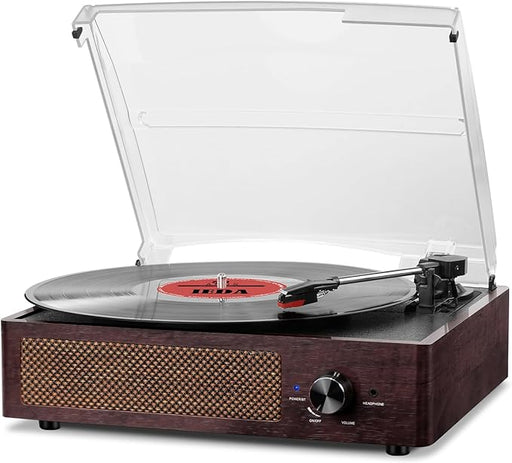Vinyl Record Player Vintage Style
