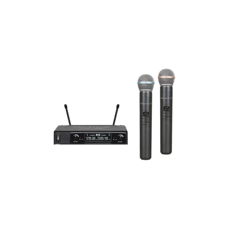 Studio Z Dual Channel UHF Wireless Microphone System