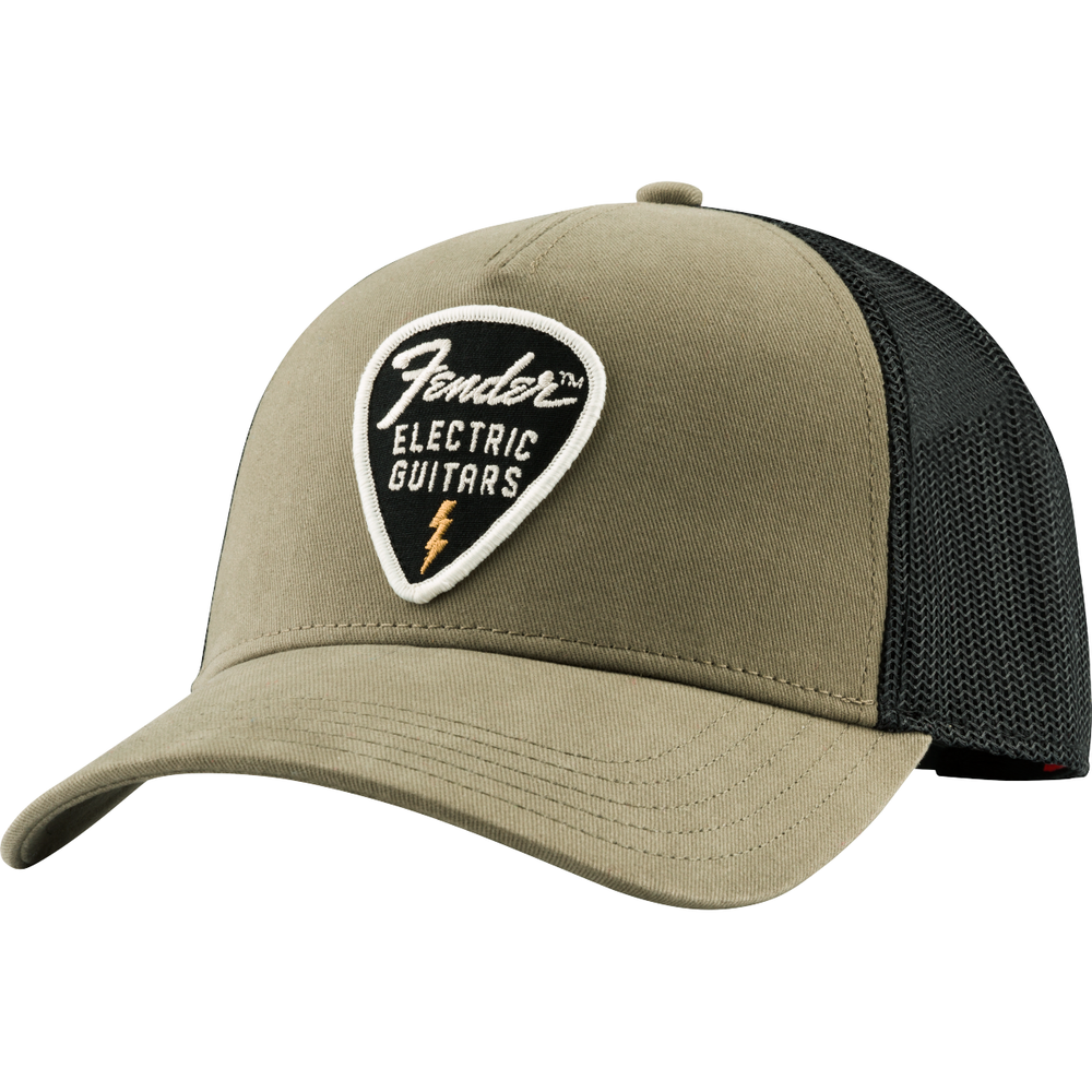 Fender™ Snap Back Pick Patch Hat, Olive