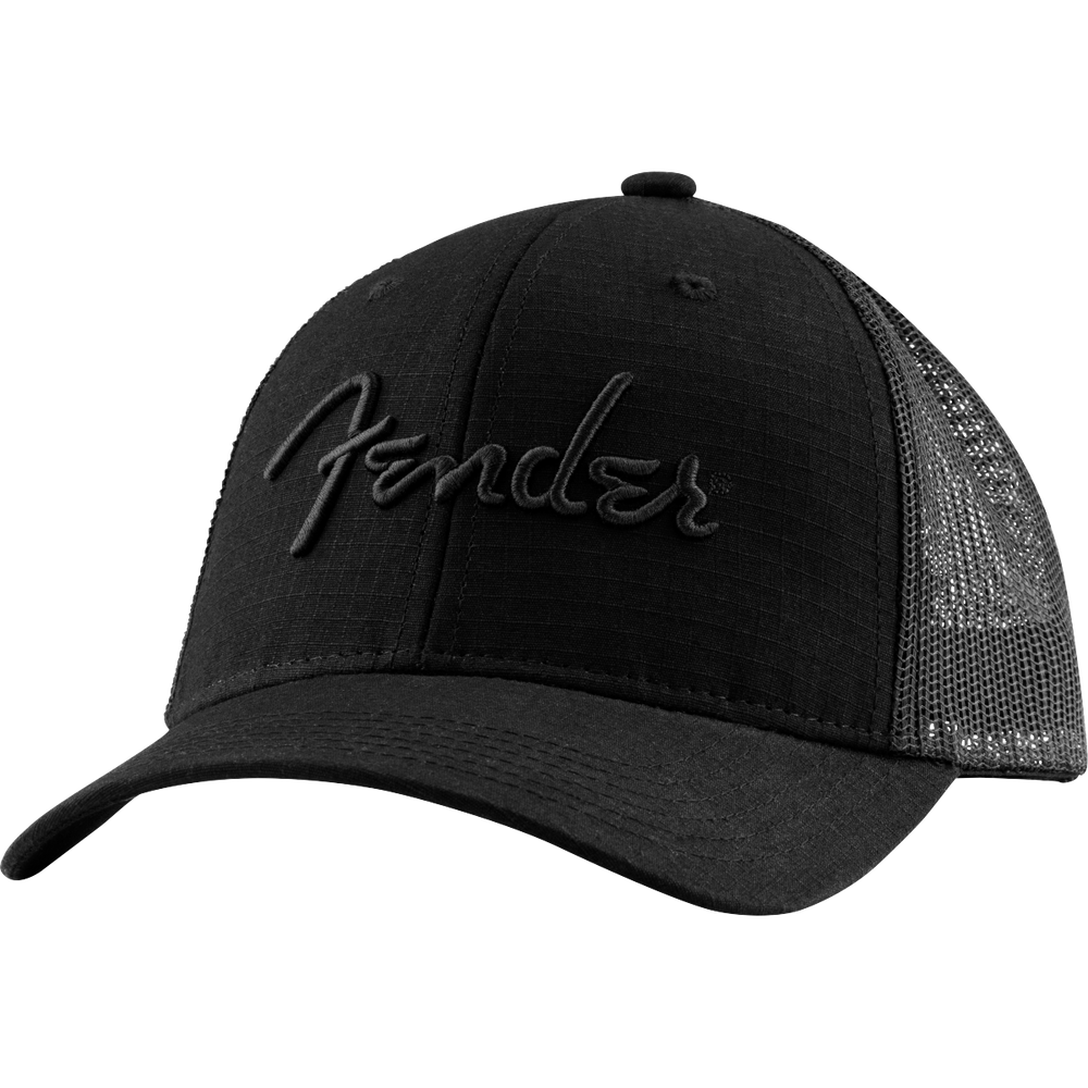 Fender® Snap Back Pick Holder Hat, Black