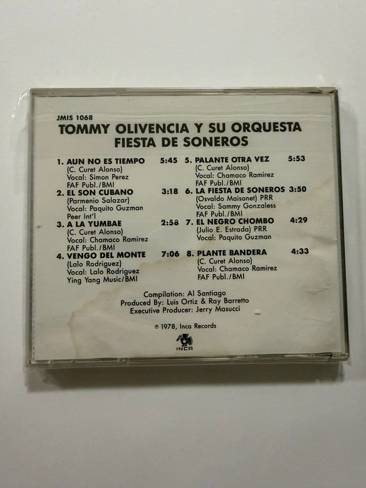 Tommy Olivencia Fiesta de Soneros "PRE-OWNED" Good Condition