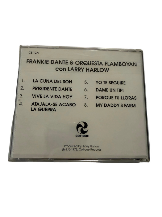 Frankie Dante & Orchesta Flamboyan con Larry Harlow "PRE-OWNED" Good Condition