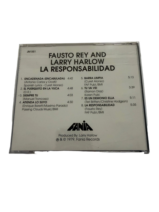 Fausto Rey and Larry Harlow La Resposabilidad "PRE-OWNED" Good Condition