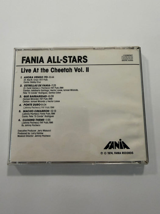 Fania All Stars Live at the Cheetah Vol 2 "PRE-OWNED" Good Condition
