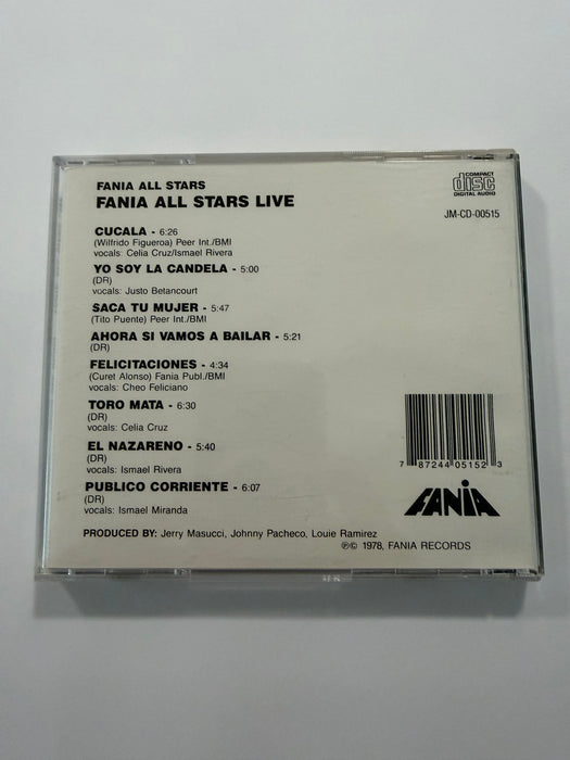 Fania All Stars Live "PRE-OWNED" Good Condition