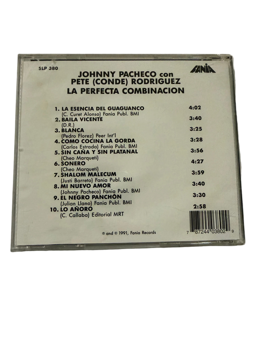 Johnny Pacheco con Pete Conde Rodriguez La Perfecta Combinacion "PRE-OWNED" Good Condition
