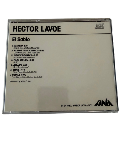 Hector Lavoe El Sabio "PRE-OWNED" Good Condition
