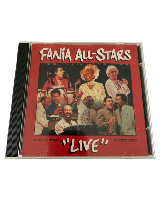 Fania All-Stars "Live" June 11, 1994 Puerto Rico "PRE-OWNED" Good Condition