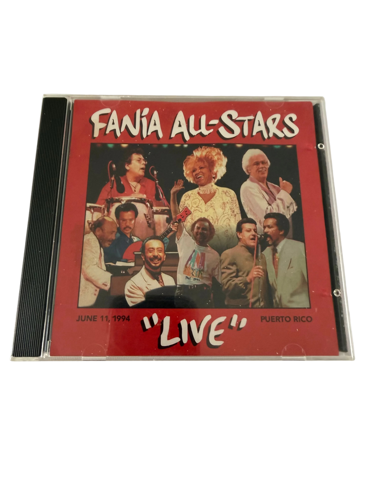 Fania All-Stars "Live" June 11, 1994 Puerto Rico "PRE-OWNED" Good Condition