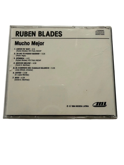 Ruben Blades Mucho Mejor "PRE-OWNED" Good Condition