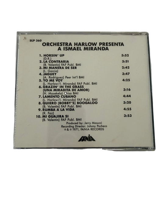 Orchesta Harlow Presenta a Ismael Miranda "PRE-OWNED" Good Condition