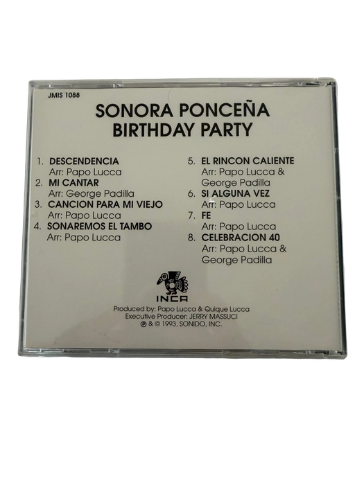 Sonora Ponceña Birthday Party "PRE-OWNED" Good Condition