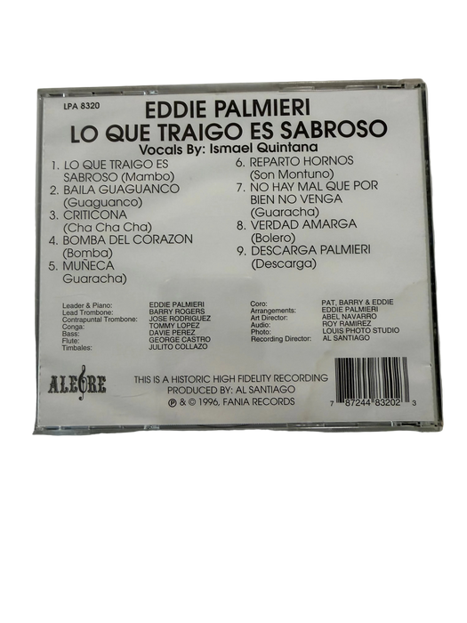 Eddie Palmieri Lo Que Traigo es Sabroso "PRE-OWNED" Good Condition