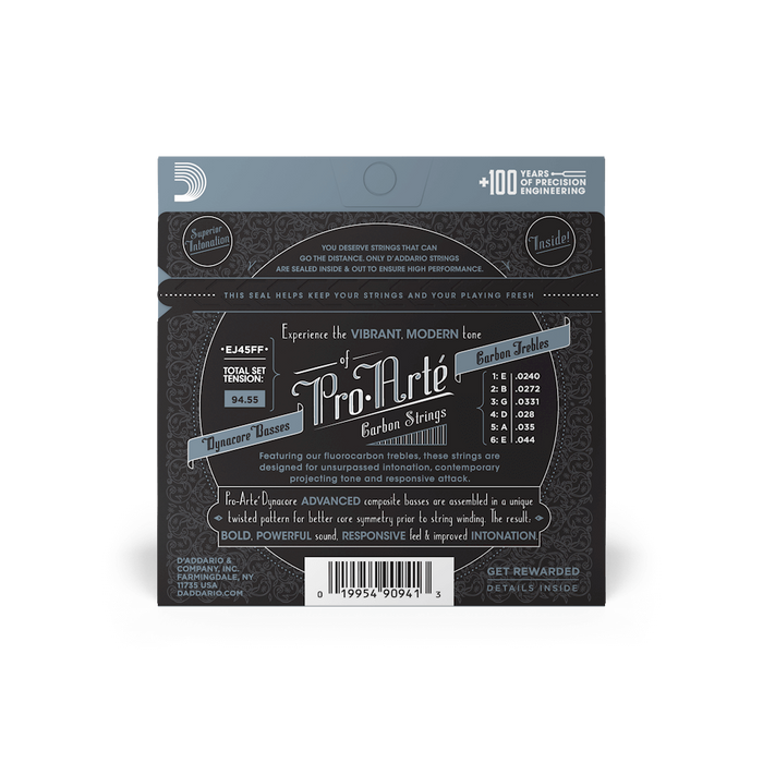 D'Addario EJ45FF ProArte Carbon Classical Guitar Strings